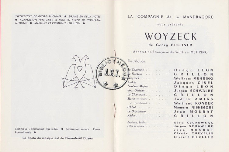 Les programmes de Théatre de l\